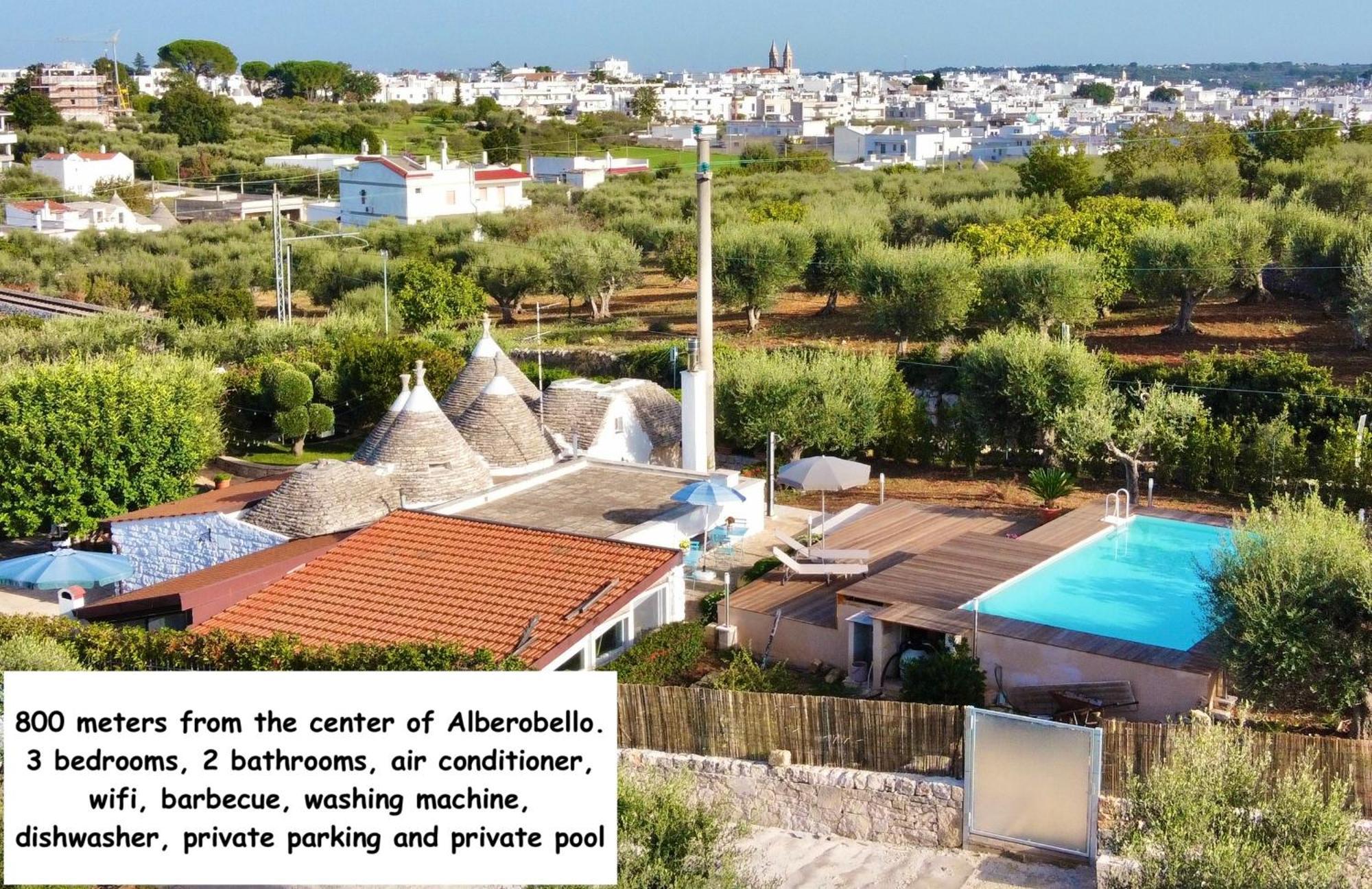 Trullo Il Carrubo Villa อัลเบโรเบลโล ภายนอก รูปภาพ